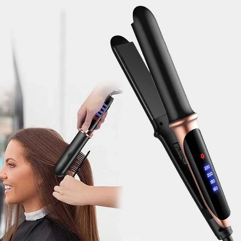 HyAdierTech 2in1 Mini Piastre per Capelli Corti in Ceramica, Mini