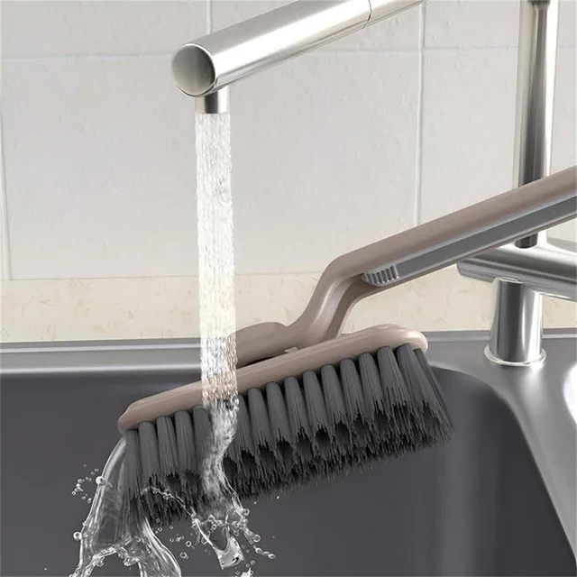Effortlessly Clean Hard-to-Reach Areas with the Multifunctional Crevice Cleaning Brush