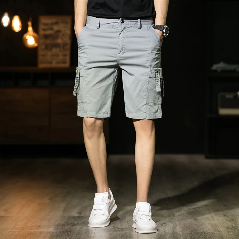 

2023 New Camouflage Camo Cargo Shorts Men Casual Shorts Male Loose Work Shorts Man Military Short Pants Plus Size Outdoor Shorts