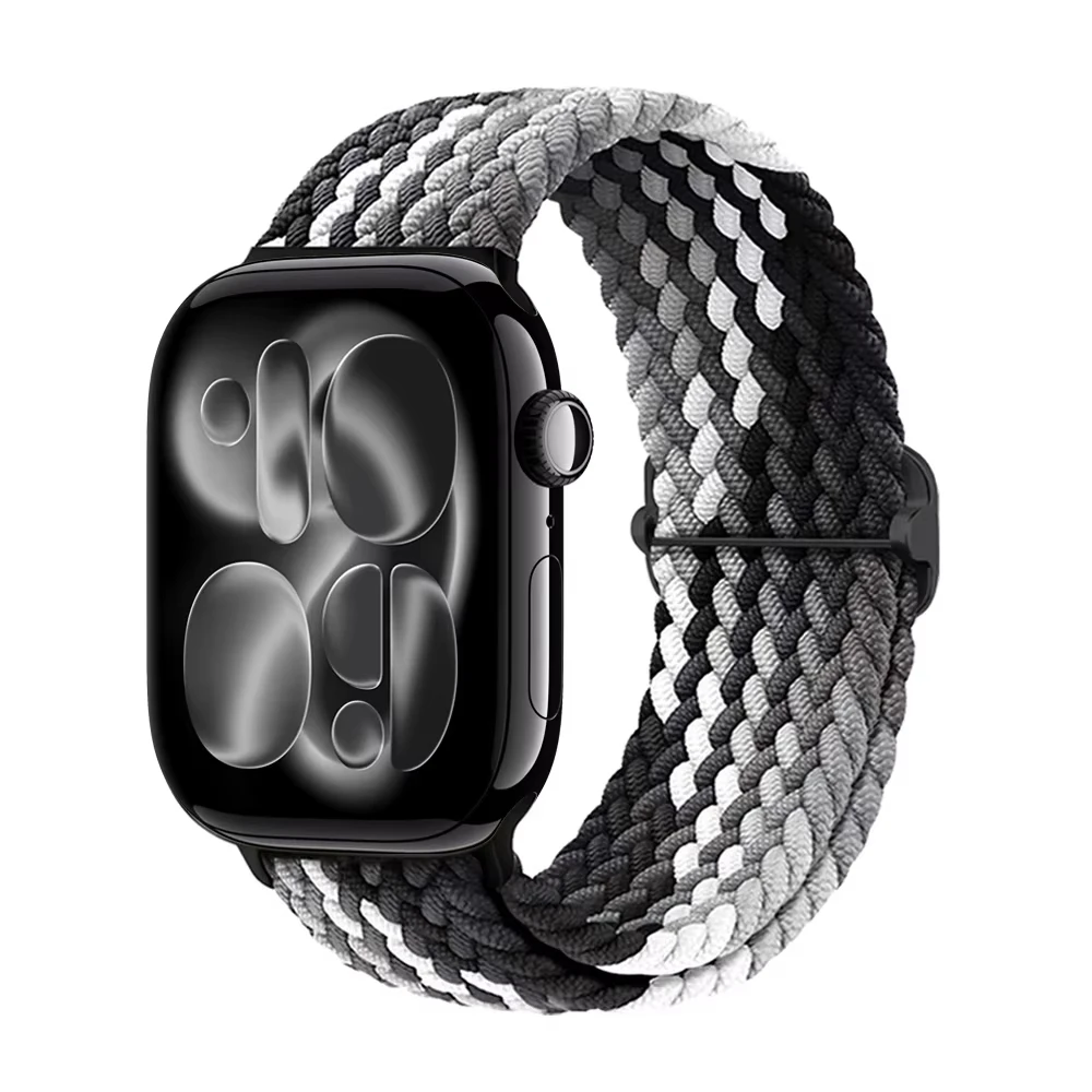 Elastic Braided Nylon Strap