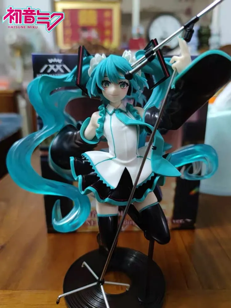 初音ミクのアクションフィギュアオシャトーアンプマスターフィギュアおもちゃのモデルコレクション趣味20周年記念ギフト2024