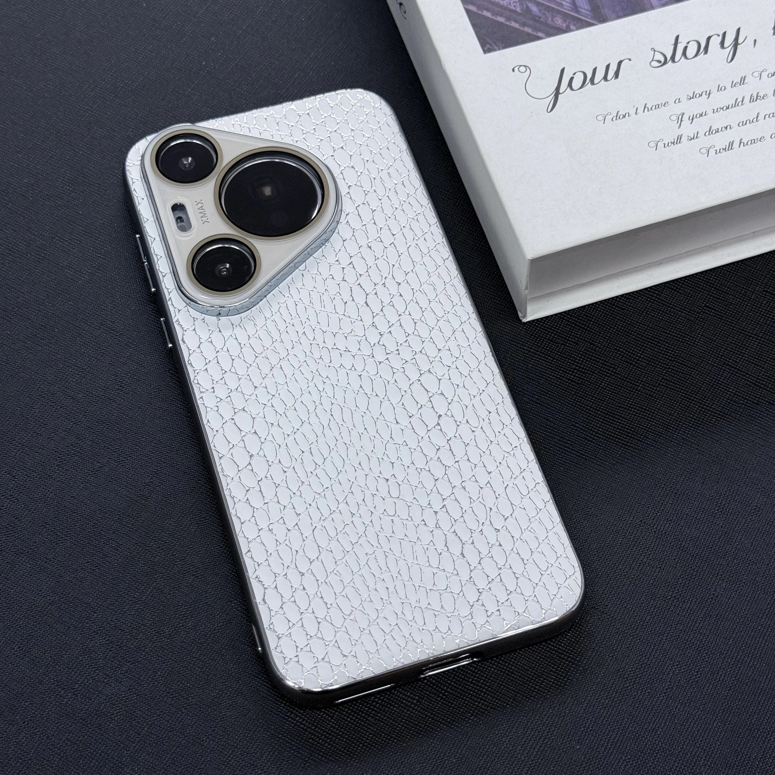 Luxury Leather Small Plaid Shockproof Case - Ultra Thin Bumper Cover