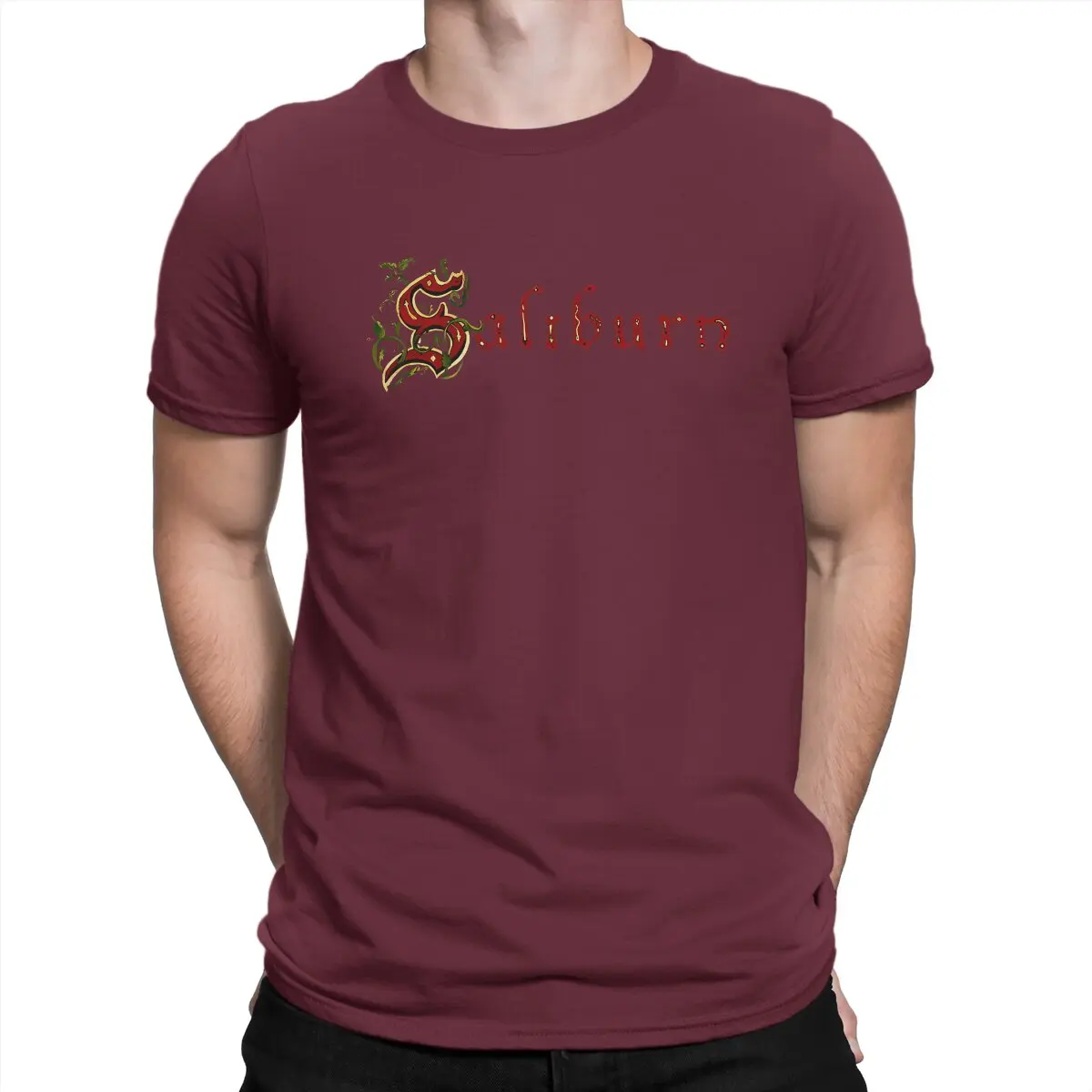 thumbnail image 1 of Camiseta única con el logotipo de Saltburn, informal, de verano, para adultos., 1 of 7