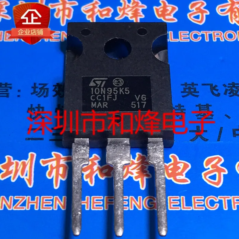 

Free shipping 10N95K5 STW10N95K5 TO-247 950V 8A 20PCS