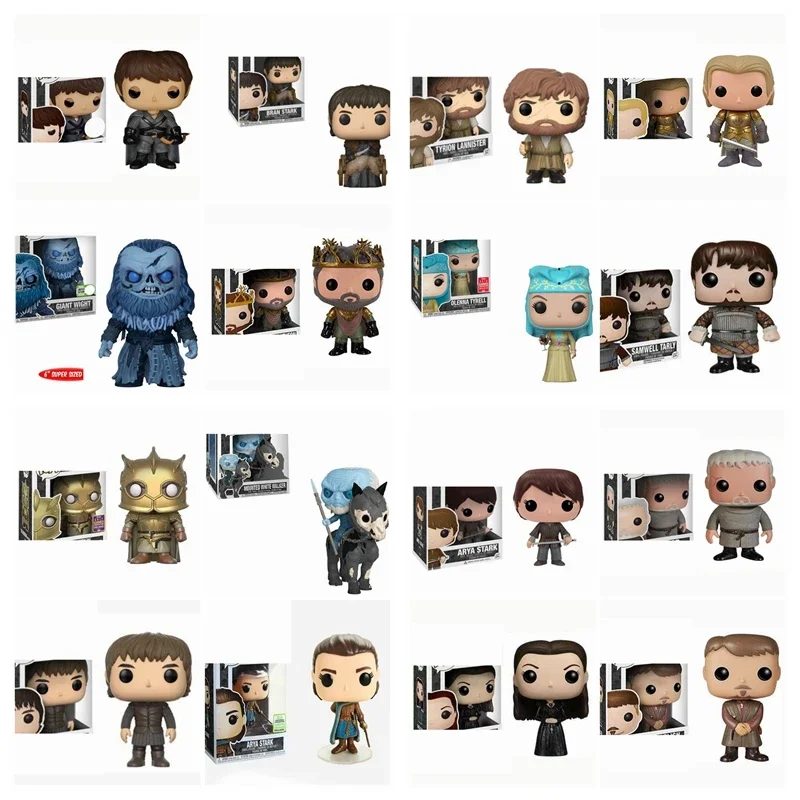 FUNKO POP Juego de JON SNOW 49# the MountainThrones 54# DAENERYS 03# OLENINA 64# Tyrion Renly Lord Figura Colección Modelo Juguetes