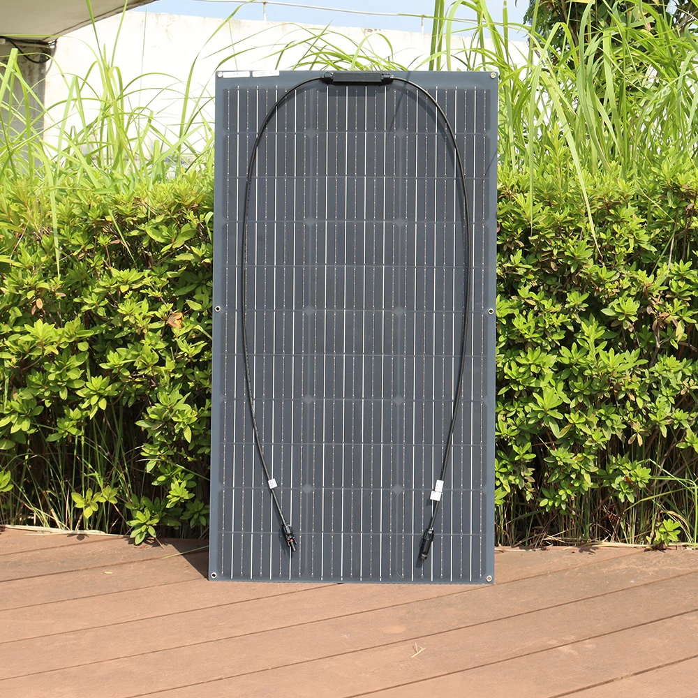 panel solar flexible Kit de 12v 100w 200w 300w paneles solares con