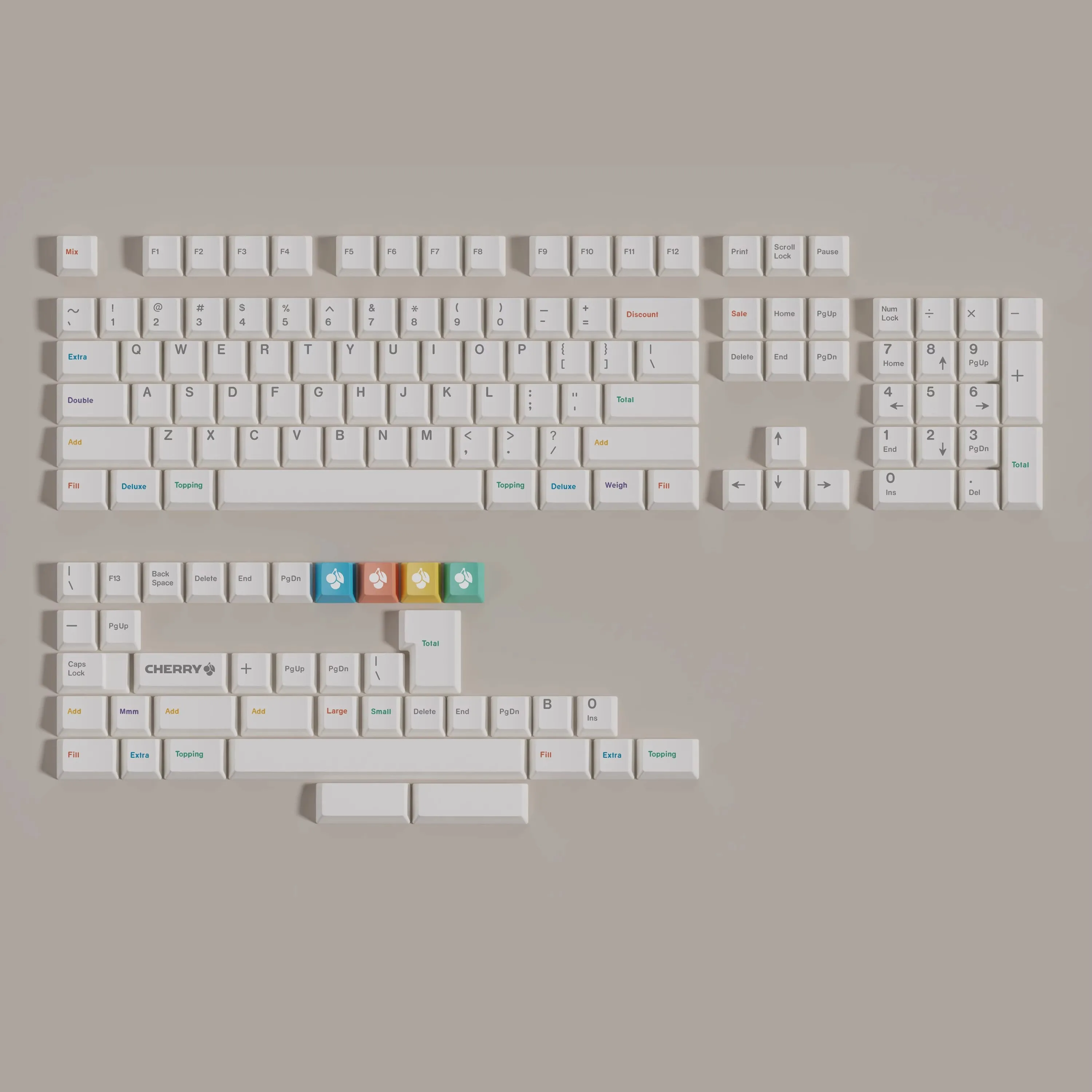 Alice Francês Azerty Keycaps Gmk Redful para Perfil Cereja Hebraico Coreano Keycap Grego Pbt Dye Subbed Keycap Conjunto Gmk Honra 2048 - Imagem 5