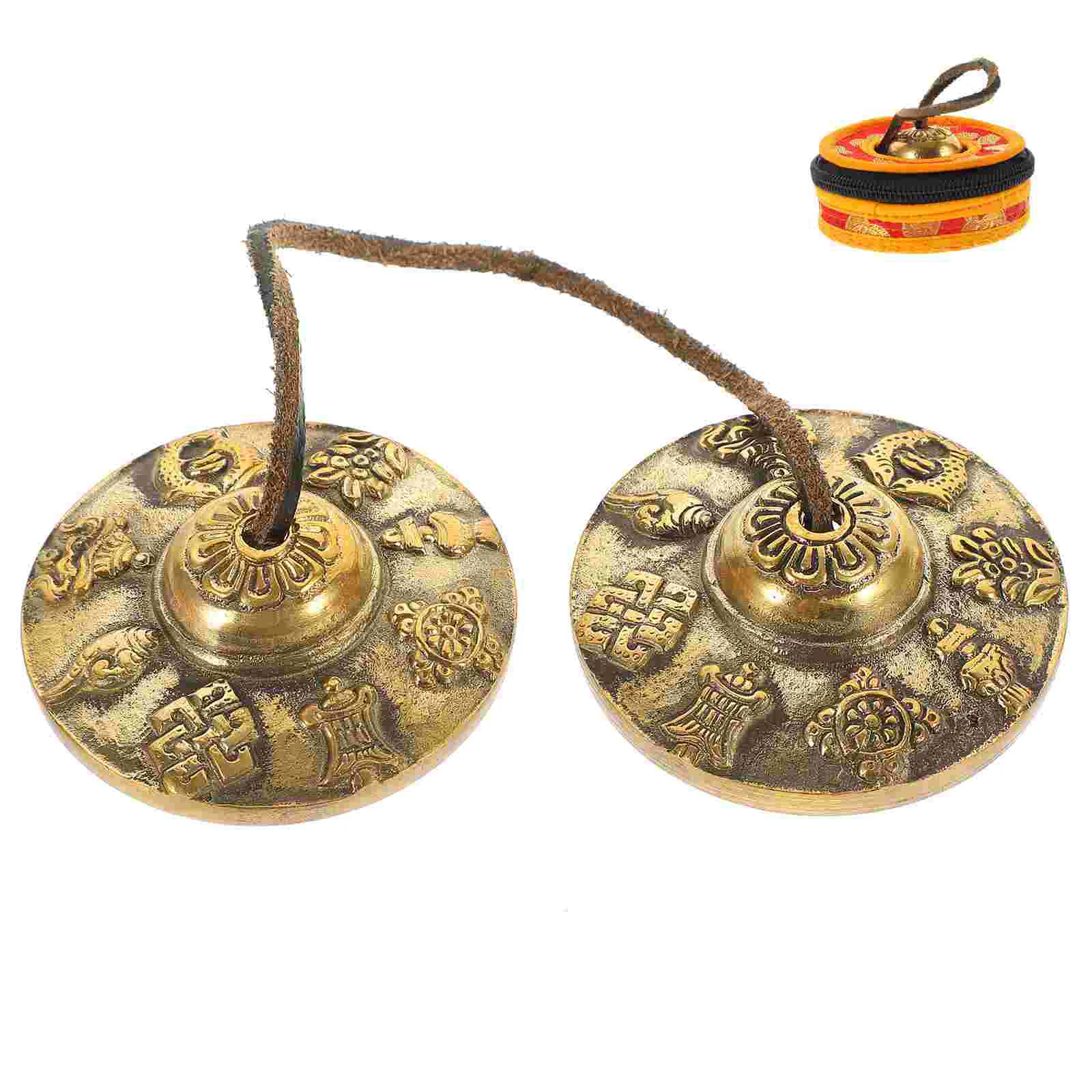 

Tibetan Cymbal Hand Crash Meditation Cymbal Bell Copper Bell Percussion Instrument