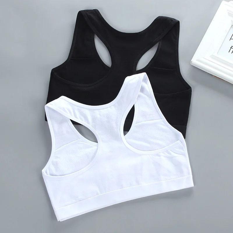 Girls Underwear Kids Underwear 8-18 Years Cotton Teen Girl Training Bra Puberty Adolescent Vest Wireless Children Tank Tops
