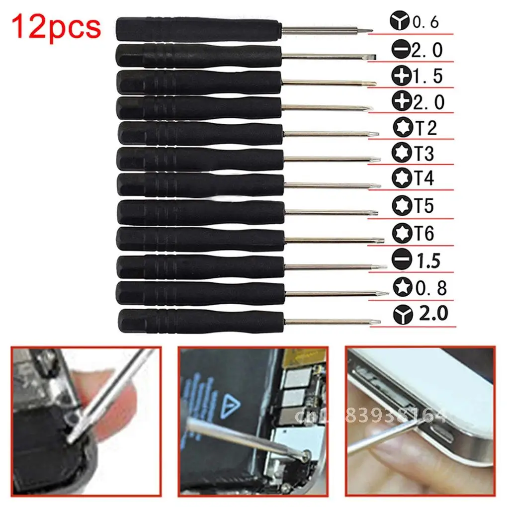 

Precision Mini Multi-Function 12pcs Magnetic Screwdriver Set for iPhone Smartphone Tablet Repairing Tools Set