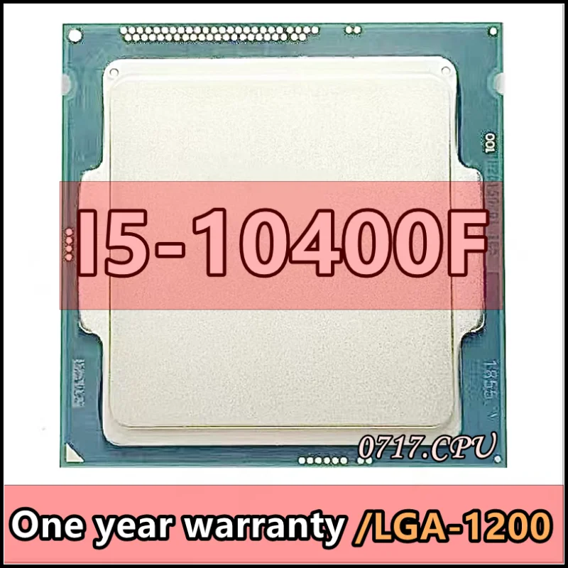 

I5-10400F I5 10400F SRH79 2.9 GHz Prosesor CPU Enam-core Dua Belas Benang L2 = 1.5M L3 = 12M 65W LGA 1200