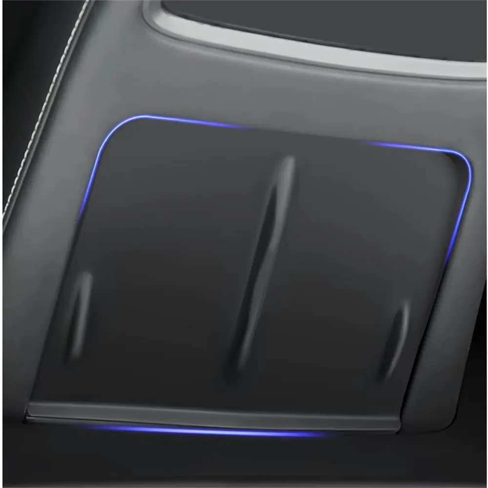 Tappetino Protettivo in Silicone per Ricarica Wireless, Copertura per Controllo Centrale Auto, Tappetino Caricatore Wireless per Accessori Tesla Model 3 / Y