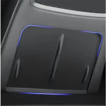 Tappetino Protettivo in Silicone per Ricarica Wireless, Copertura per Controllo Centrale Auto, Tappetino Caricatore Wireless per Accessori Tesla Model 3 / Y