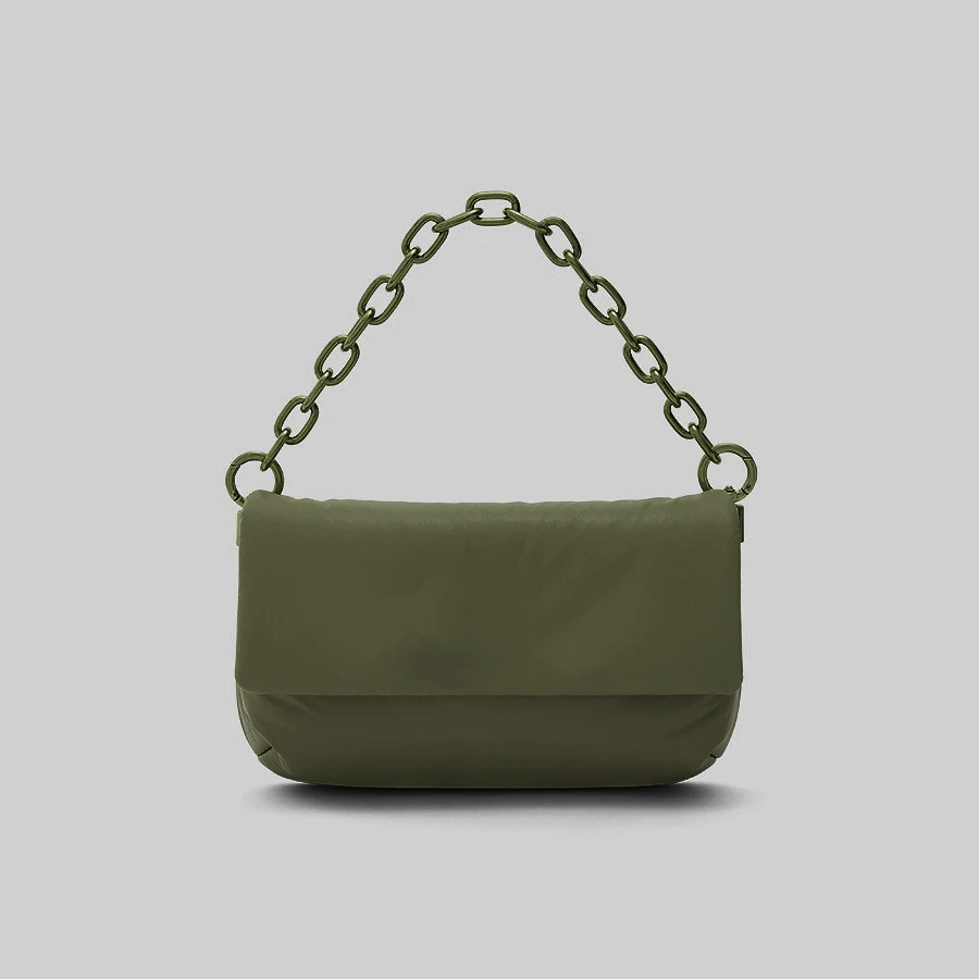 

Leather Chain Portable Messenger Bag Bags #nigo56399