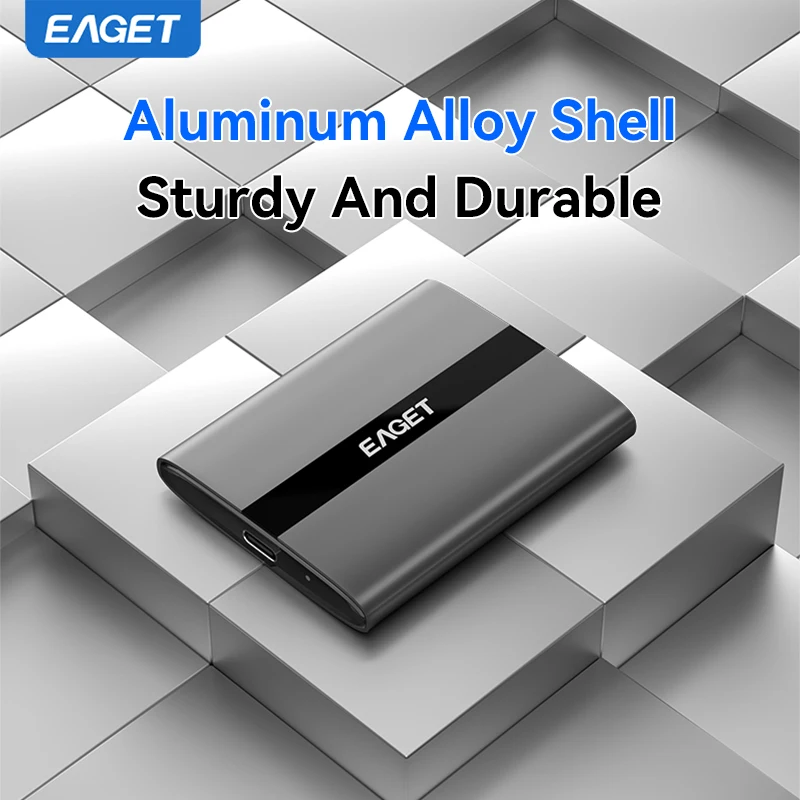 EAGET M8 휴대용 SSD 5Gbps 외장 하드 드라이브 120GB 240GB 480GB 1TB 2TB 솔리드 스테이트 드라이브 PC 노트북 데스크탑 PS4 PS5용