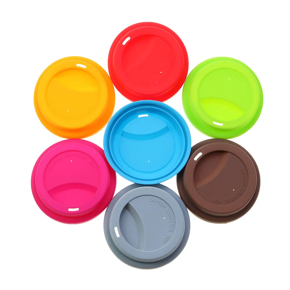 Eco-Friendly Silicone Cup Lids - Reusable and Insulating Dust Covers