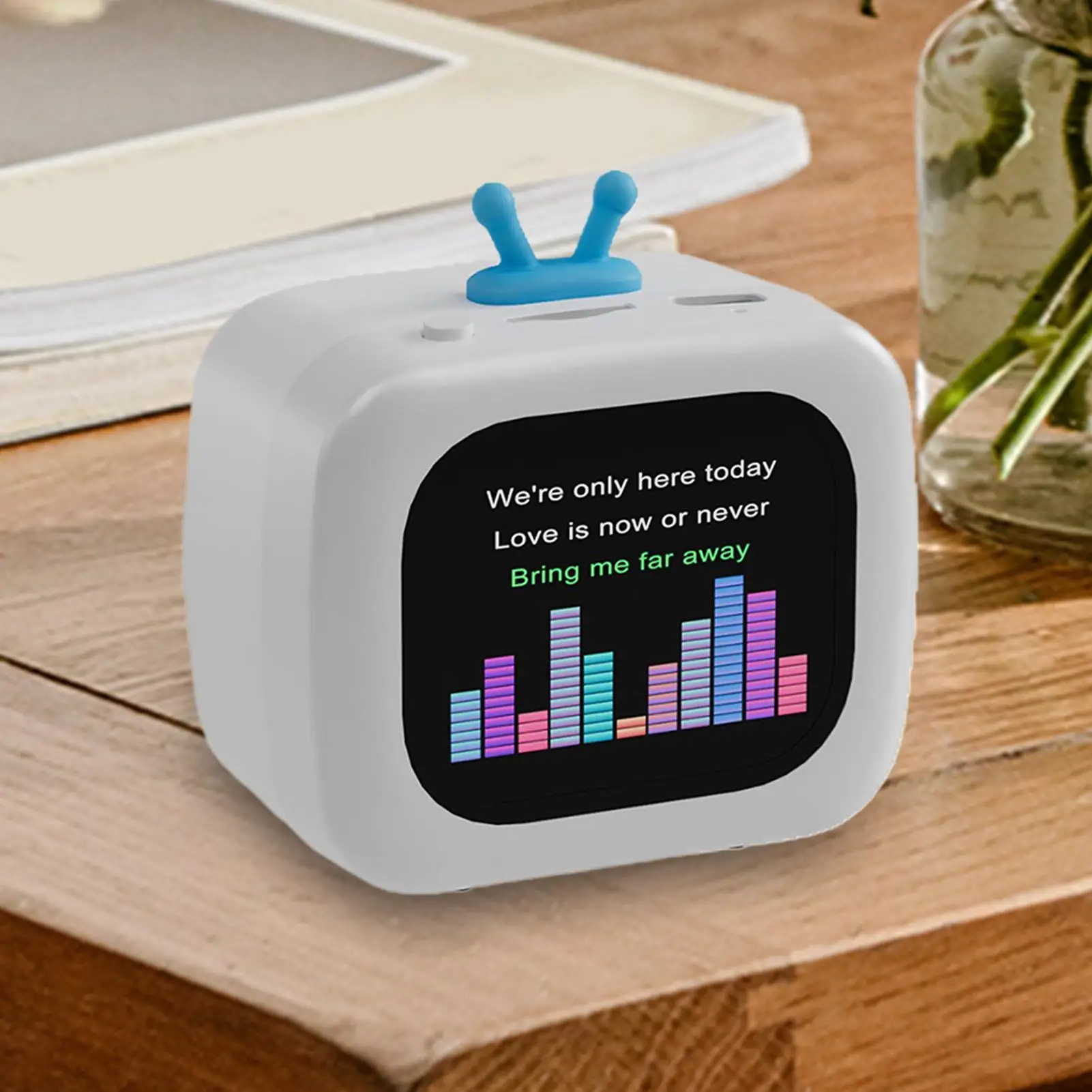 Travel Speaker TV Shape Outdoor Speaker Wireless Multi-Purpose Touchscreen Audio Device For Camping Beach College Gym Hiking