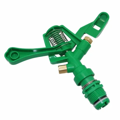 

3/4" Garden Water Sprinkler with Male Thread Rotate Rocker Arm Spray Nozzle Agriculture Tools Watering 1 Pc