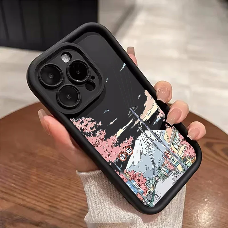 Anime Scenery Matte Phone Case