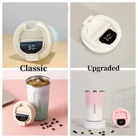 Stainless Steel Coffee Mug Tumbler Smart Travel Thermos Cup Temperature Display Insulated Car Water Cup Portable Vacuum Flasks 5