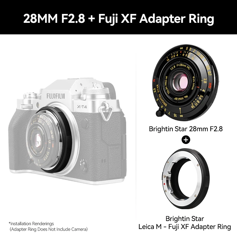 Brightin Star 28mm F2.8 フルフレーム固定焦点マニュアル