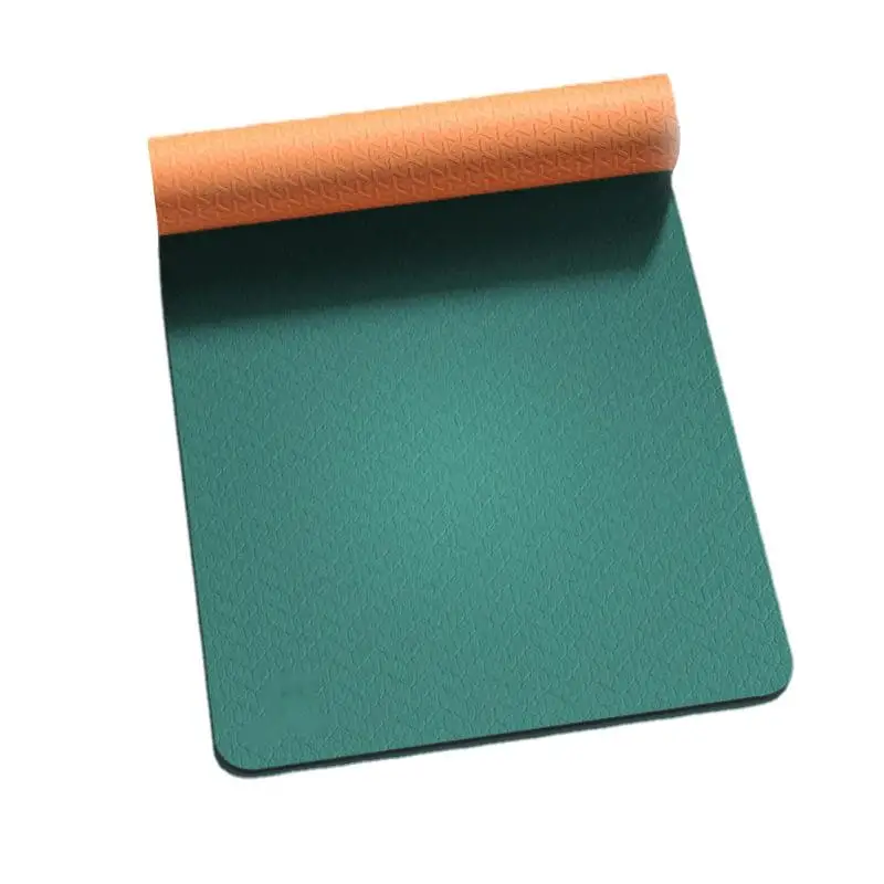 Yoga Mat 163cm70cm0.6cm for Girls Beginners for Men TPE Soundproof Shockproof Anti slip Professional yoga mat