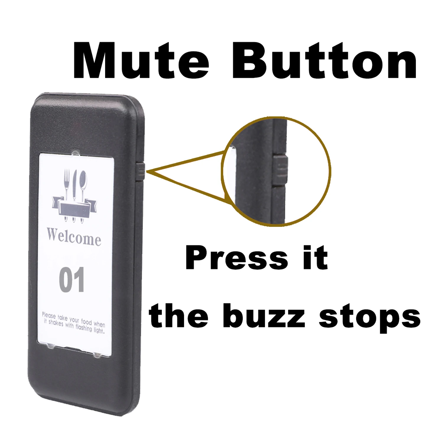 Wireless Restaurant Pager System 10 Pagers Food Truck Buzzer Fast Food Shop Receiver Calling System For Bar Cafe wireless calling system