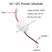 AC-DC Power Supply Module AC110V 220V 230V To DC 3V 5V 9V 12V 15V 24V Mini Buck Converter 3W Led Isolated Voltage Stabilized