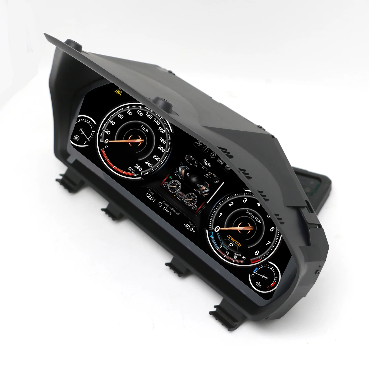 Pantalla de 12.3'' para el Panel de Instrumentos Digital con CarPlay para BMW Serie 3 y 4 F30 F31 F32 F33 F34 F36, Velocímetro, Tablero de Instrumentos 6