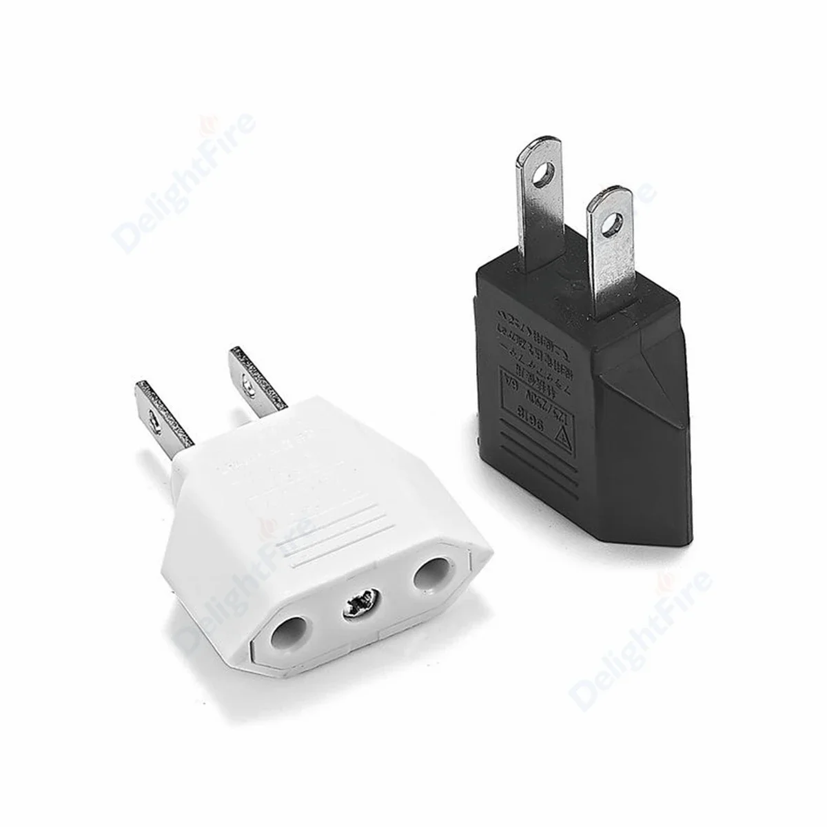 US Electrical Plug Adapter European EU To US America China CN Canada CA Travel Adapter 2Pin Plug Type A Converter Power Adaptor