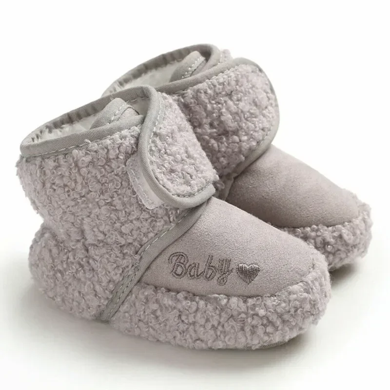 Baby Shoes Warm Infant Toddler Crib Snow Boots Soft Comfortable Infant Girls Boys Anti-Slip Socks Slipper Newborn