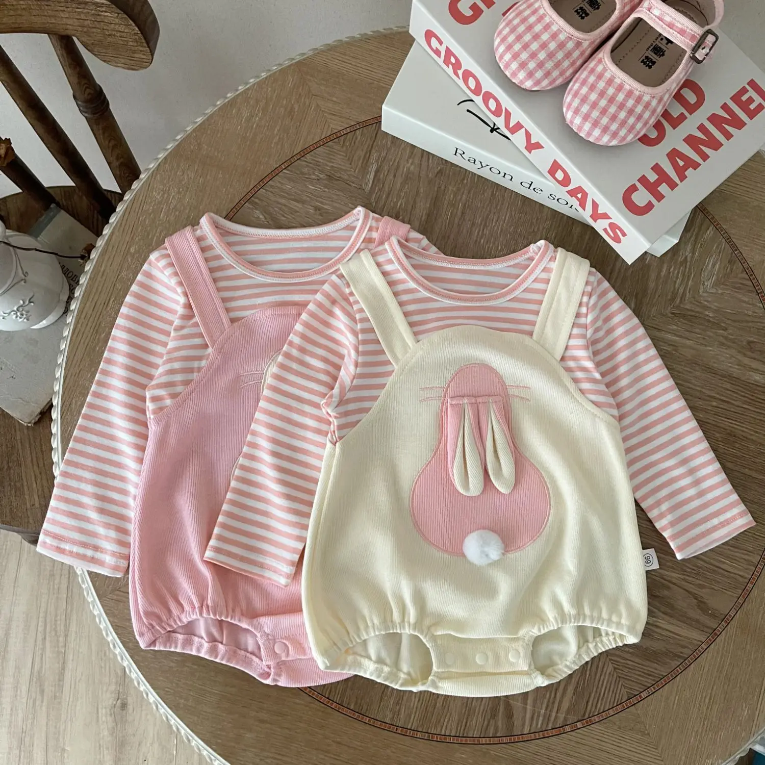 Autumn Baby Girls Long Sleeve One Piece Toddler Outfit