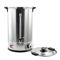 Double Stainless Steel Layer Electric Water Boiler Commercial Electric Kettle 1