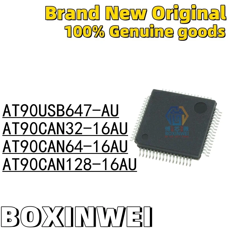 

10PCSAT90USB647-AU AT90CAN32-16AU AT90CAN64-16AU AT90CAN128-16AU