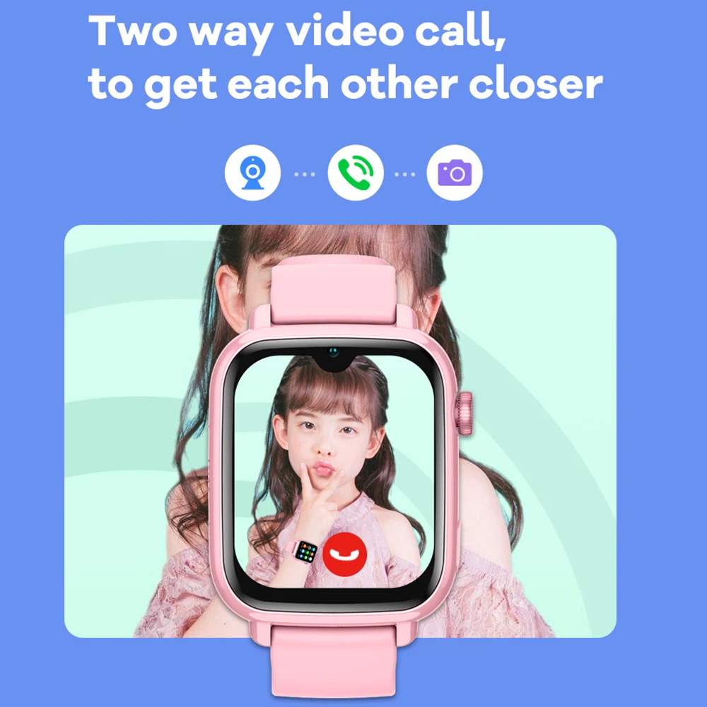 4G Smart Watch Kids GPS WIFI Video Call SOS APP Download Child Smartwatch Camera Monitor Tracker Location Phone Watch 4