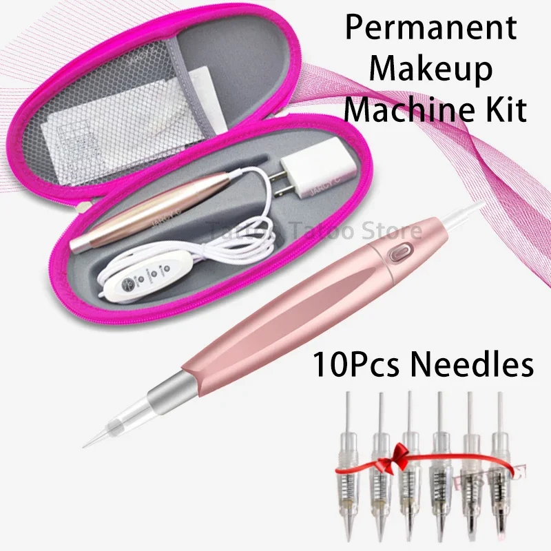 

Microblading Charme Princesse Microblading Digital PenEyebrow Lip Tattoo Digital Pen with 10Pcs Needles for Eyebrow Lip Tattoo