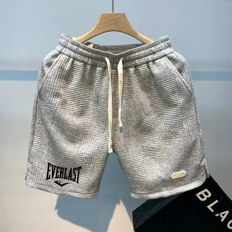 2025 New casual printed shorts fashionable and popular men's shorts breathable and comfortable spring and summer sports shorts 4