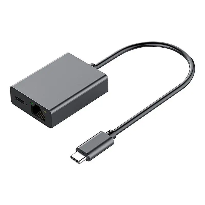 

Адаптер USB Type-C к Ethernet для Google TV, 4K, док-адаптер 4K, двойная Φ, микро-карта, устройства для чтения карт, адаптер USB RJ45, PD