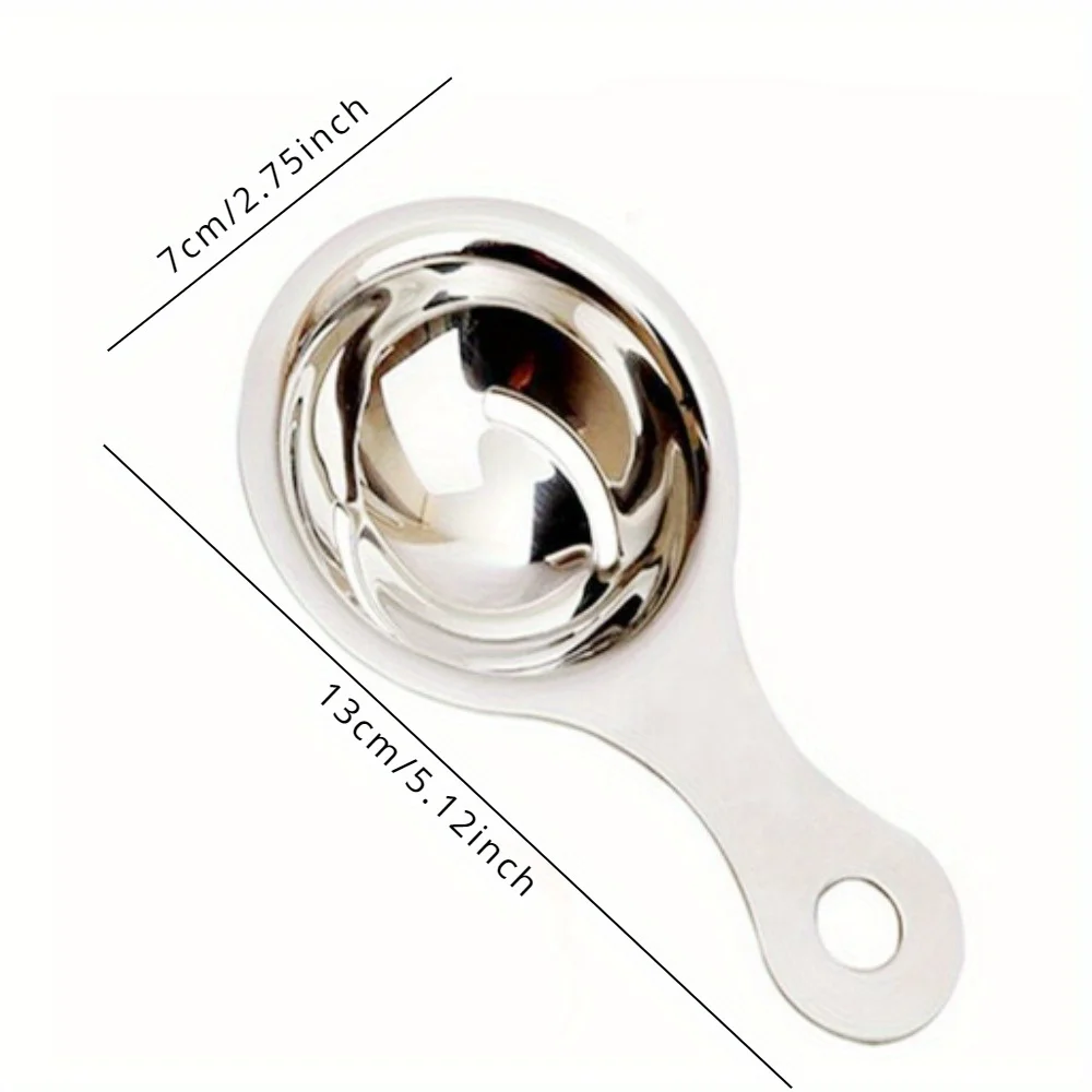 Egg White Separator Stainless Steel Tools Eggs Yolk Filter Gadgets Kitchen Accessories Separating Funnel Spoon Divider Utensils