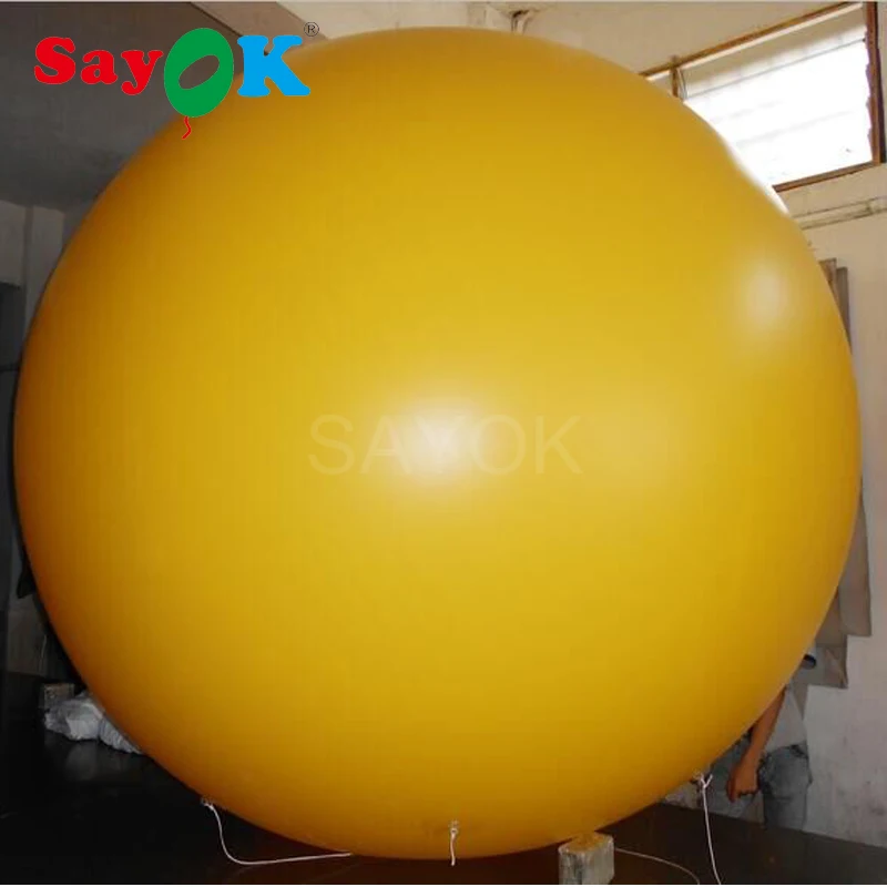 

SAYOK 2m Dia. PVC Inflatable Helium Balloon Large Advertising Helium Balloon Decoration for Festivals Event Party Supplies