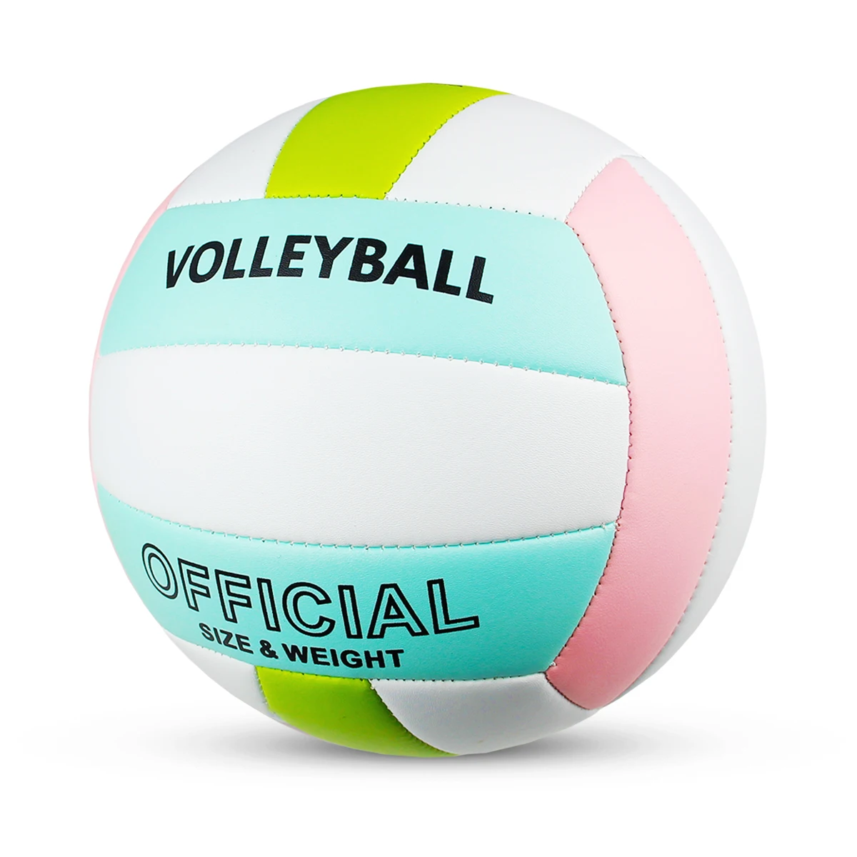 1Pc Beach Volleyball Official Size Outdoor Volleyball Thickened Surface Soft Leather in&Outdoor for Men, Women, Adul