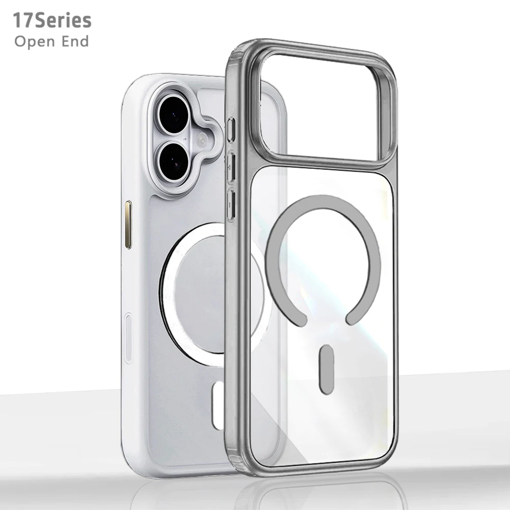Magnetic Clear Protective Cover with Enhanced Wireless Charging Compatibility
