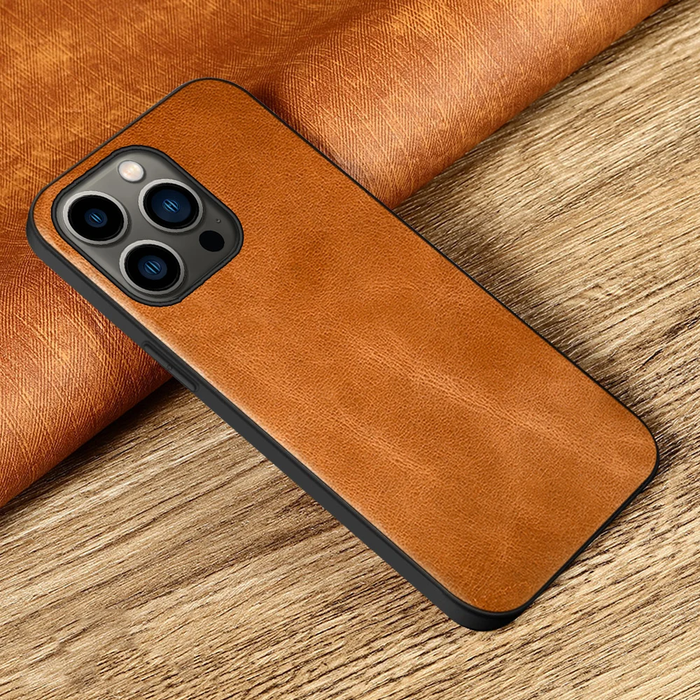 Leather Cases Iphone 13 Pro Max  Leather Case Iphone 14 Pro Max - Luxury  Leather - Aliexpress