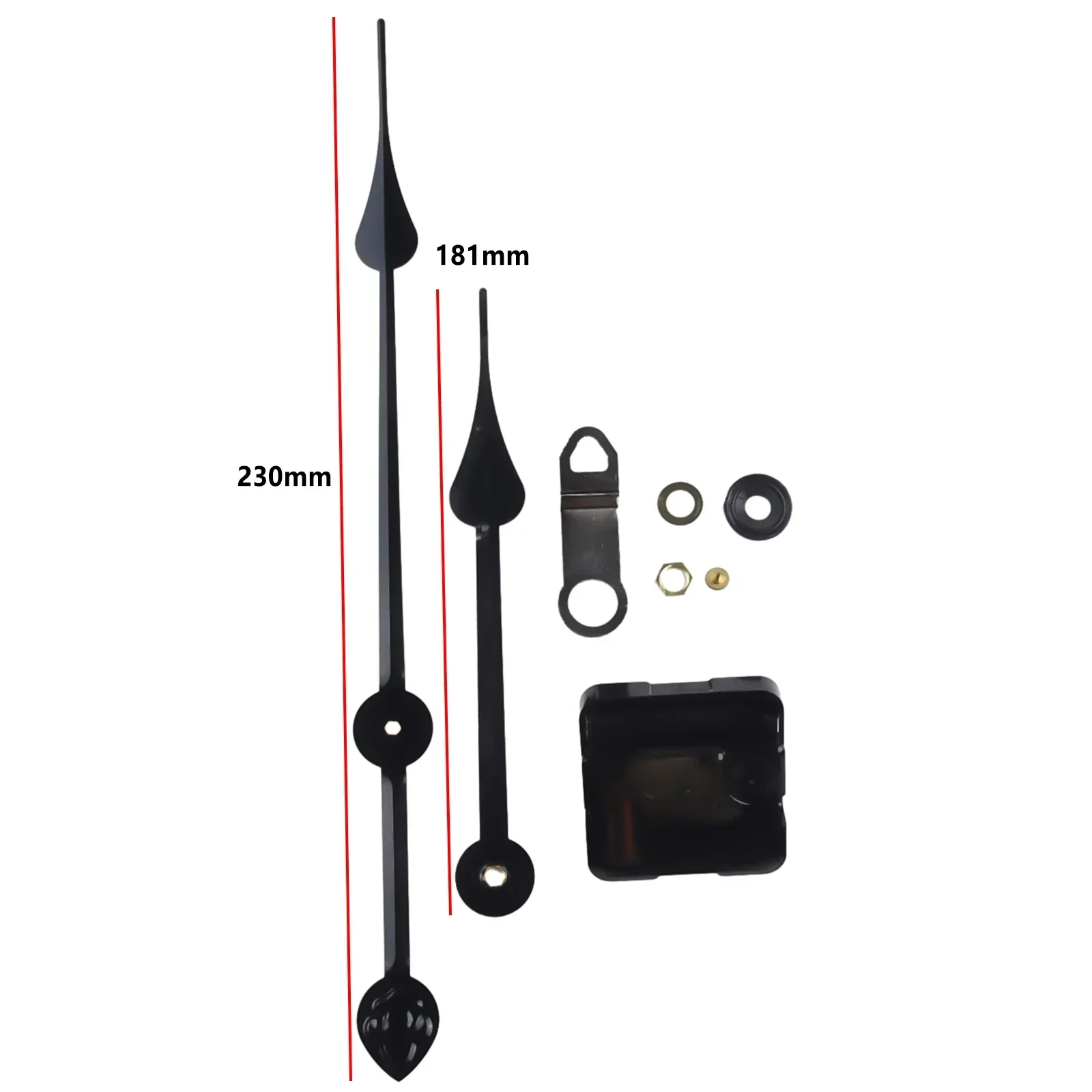 Replacement Clock Mechanism 50-60cm Clock Movement High Torque Long Hands Mechanism Replacement DIY Minute Hand 3