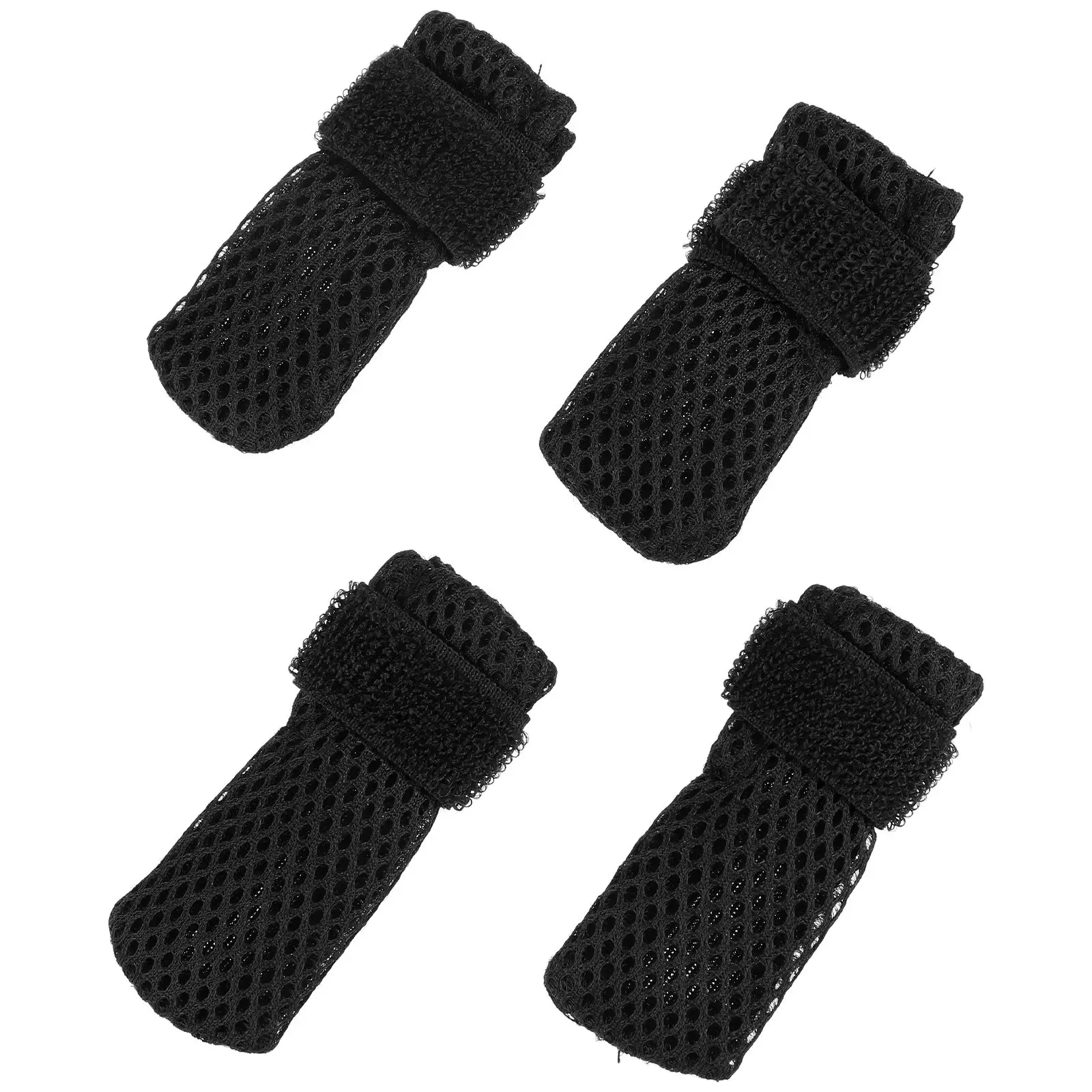4 Pcs Dog Mittens for Paws to Scratching Cat Shoes Nails Caps Furniture Socks Cats