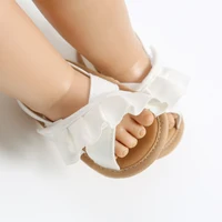 Baby Girl Sandals Summer Crib Shoes Bowknot Soft Sole Infant Girls Princess Dress Flats First Walker Shoes 5