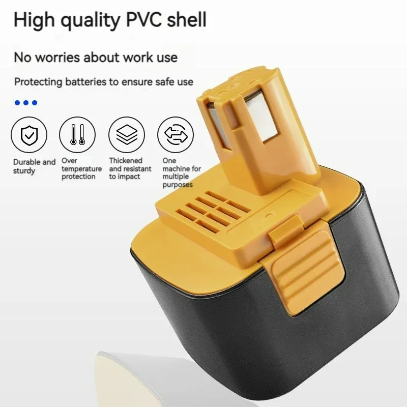 Ni-MH 12V Rechargeable Battery For Panasonic's Original EY9200 EZ9200 EY9108 EY9201B EY3790B EY6100FQKW Cordless Drilling Rig