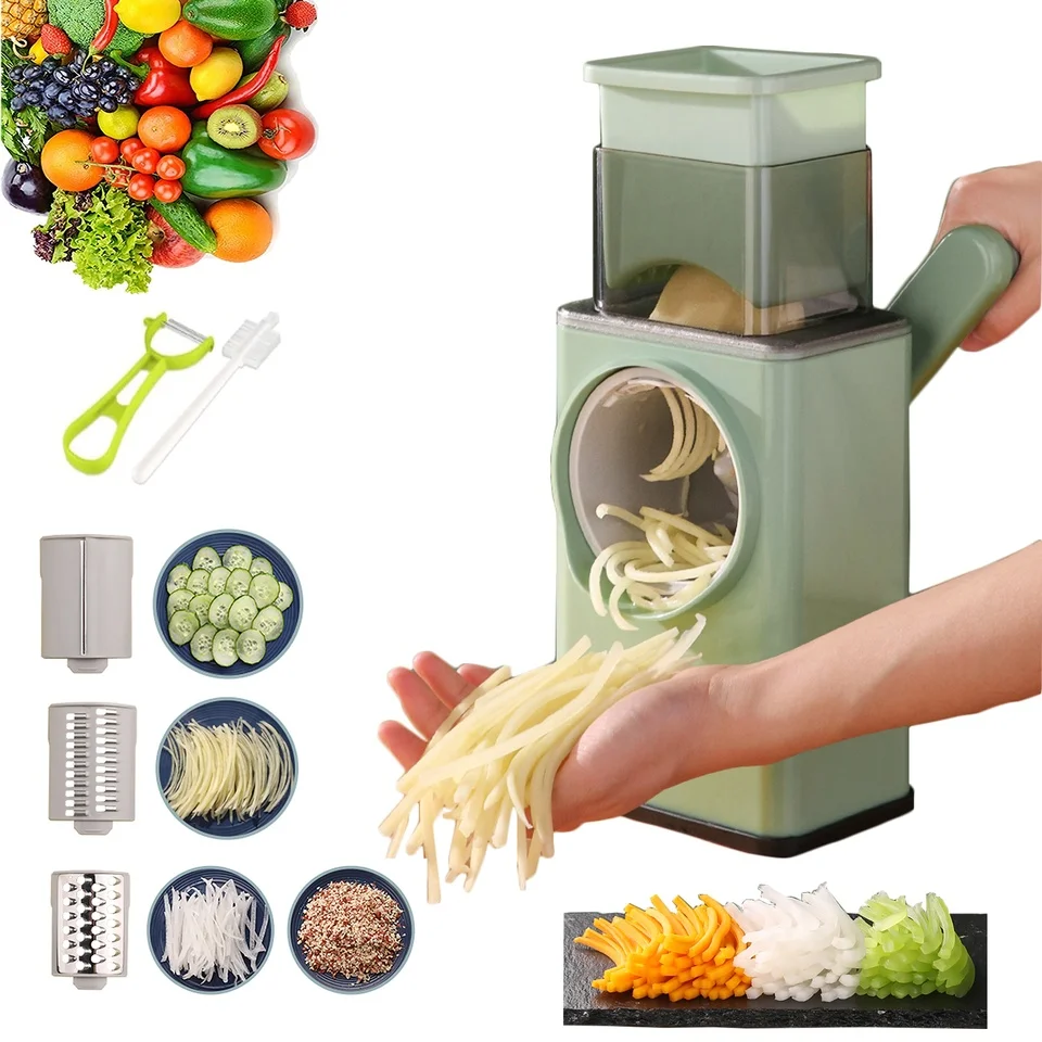 Multifunctional Drum Vegetable Cutter Kitchen Circular Vegetable Cutter