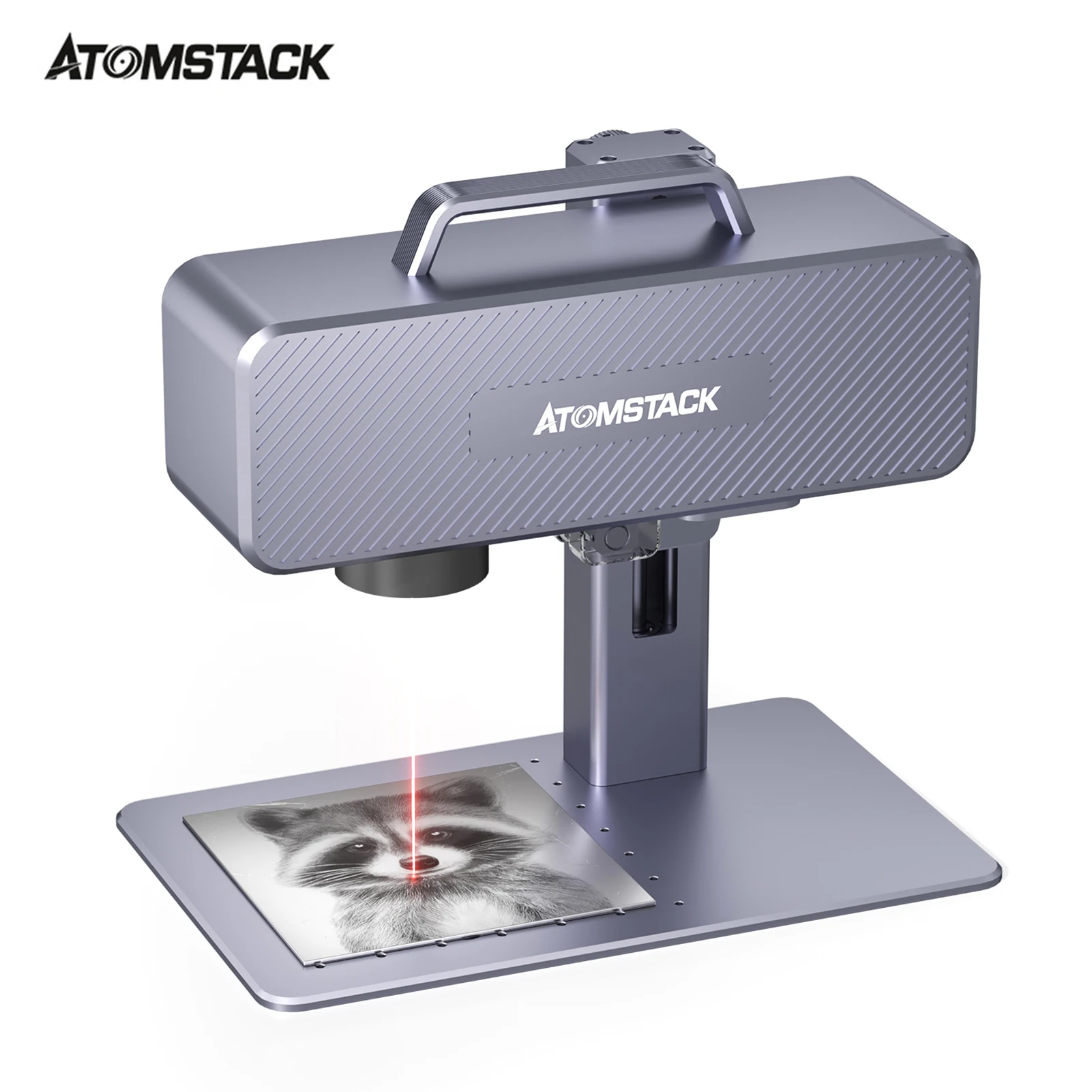 ATOMSTACK-M4 레이저 조각기, 마킹 머신, 2W, 산업용 데스크탑 핸드 헬드, 2 인 1 조각기, 70x70mm, 조각 영역