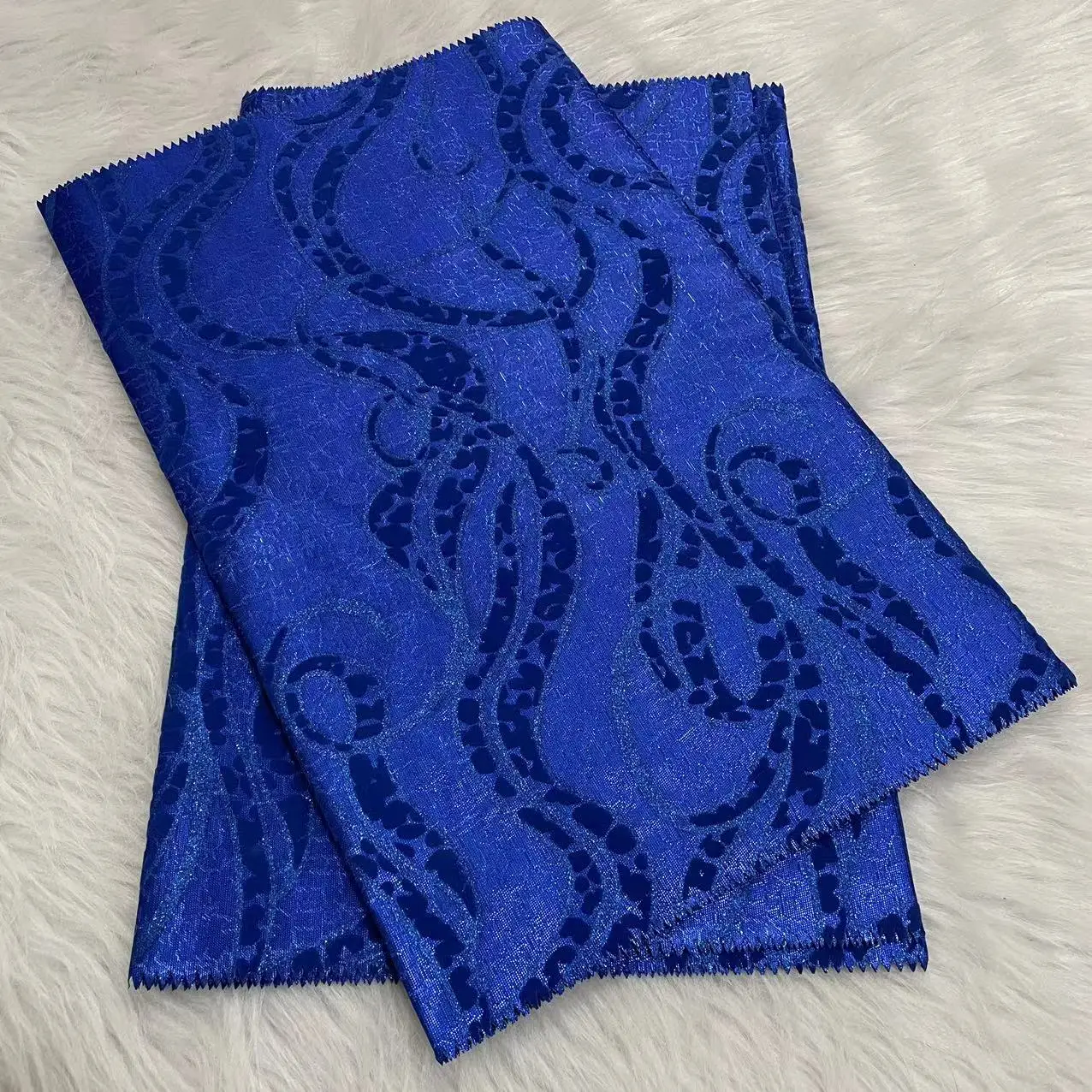 

2023 New Arrival African 3D SEGO Headtie With Velvet High Grade Embroidery Velvet Gele Sego Headband African Lady Headscarf 2PCS